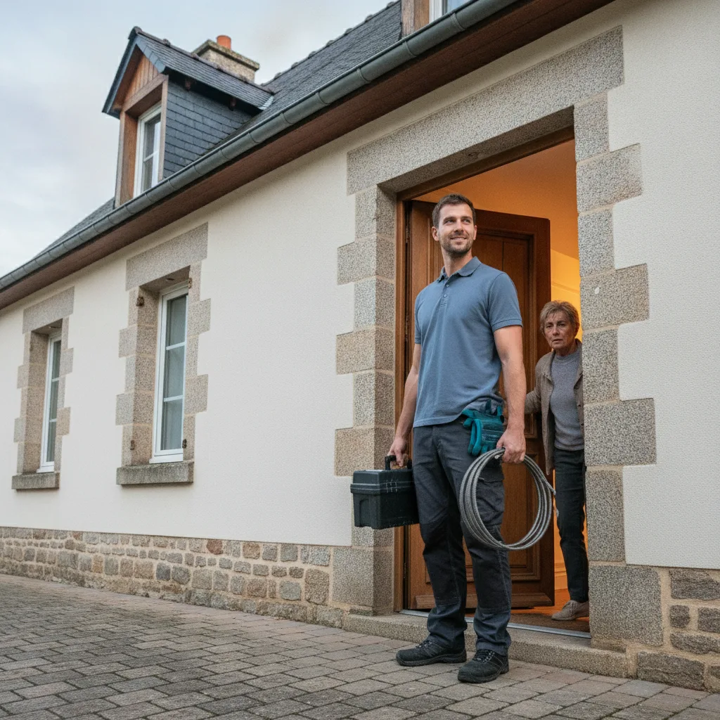 Débouchage canalisation Herbignac – arrivée / proximité
