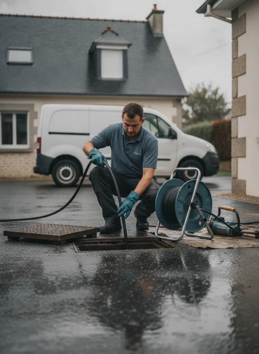 Débouchage canalisation Herbignac – méthode / geste technique